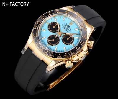 N Factory Rolex Daytona buy lumina watch 40mm 7750/4310/4131 Movement 904L Steel Blue Face Watch